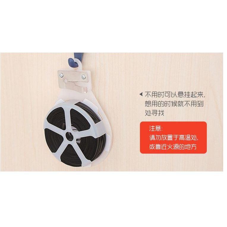 30M Reusable tie wrap Plastic Shell Twist Ties With Cutter cable organizer wire winder garden plant (867L) - Image 7