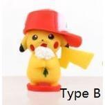 Pokemon Figures Cosplay Hats Pikachu Figure Cartoon Mini Cinturon Pokémon Anime Figurine Action Model Kids帽子皮卡丘(1727L) - Image 3