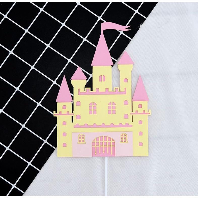Castle Ferris Wheel Wedding Cake Topper Paper Happy Birthday Cream Cake Insert Flag 摩天轮创意蛋糕装饰(1148L) - Image 13