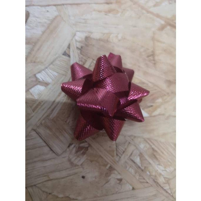 5pcs/pack Boxed PVC Star Lace Ribbon Christmas Gift Wrapping Gift Box Decoration(724L) - Image 11