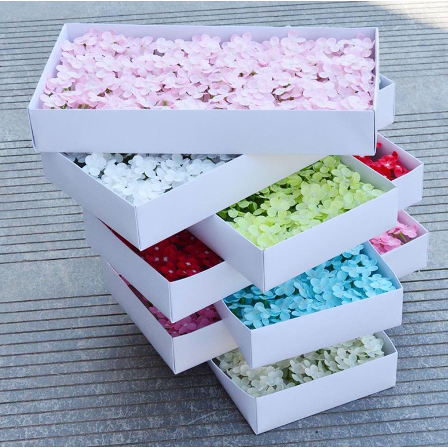 40pcs/box Soap Flower Artificial Flower Hydrangea Head for Wedding Decor DIY Soap Bouquet (545L) - Image 7