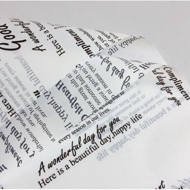 Design Water Proof English Opp Paper for wrapping Wedding Gift DIY Bouquet Packing Wrapping Paper (1367L) - Image 11