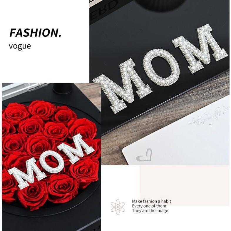 Cloth Lattice Flower fragrance flower packaging diy pearl accessories bouquet packaging material flower (1959L) - Image 5