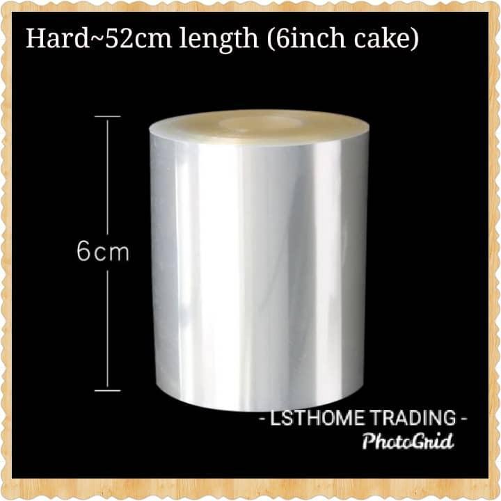 6/8/10/12cm Hard Soft Transparent Paper Clear Mousse Surrounding Edge Wrapping Tape Baking Cake Dessert Collar (1611L) - Image 16