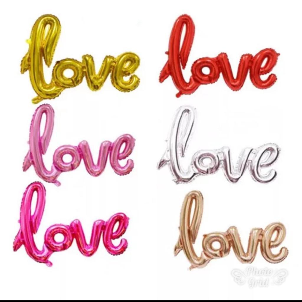 Small LOVE Letter Balloons Wedding Decorative Aluminum Film Foil Balloon for Weddings(301L)