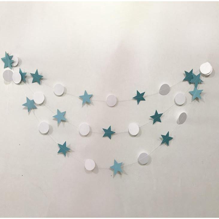 Bright 32pcs Paper Star Garlands Happy Birthday Banner Party Decorations Kids Baby Boy Girl Bedroom First 1st (1122L) - Image 17