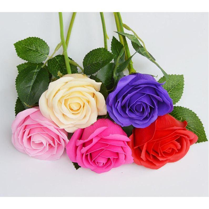 1pc 7cm Soap Rose Artificial Flower Wedding Home Furnishings High Quality Superior Soap Flower Valentine'S Day (499L) - Image 2