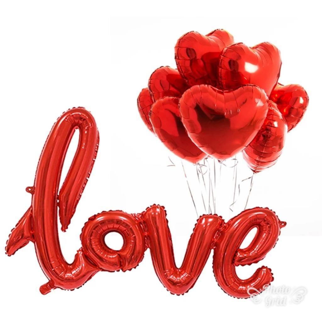 Small LOVE Letter Balloons Wedding Decorative Aluminum Film Foil Balloon for Weddings(301L) - Image 11