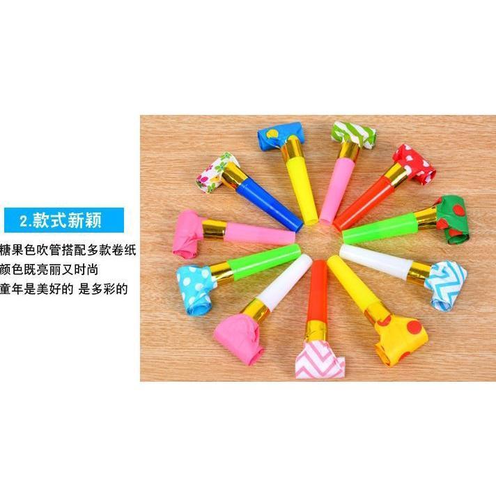 8pcs/lot Birthday Party Noise Makers Whistle Colorful Blowing Dragon Funny Blowout Party (346L) - Image 4