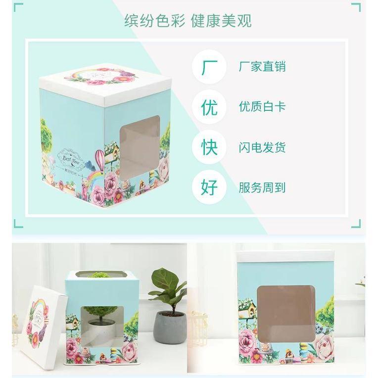 Candy Forest Pattern Paper Candy Gift Box 2020 Xmas Christmas Kids Birthday Wedding Party Packaging Cake Boxes(1009L) - Image 3