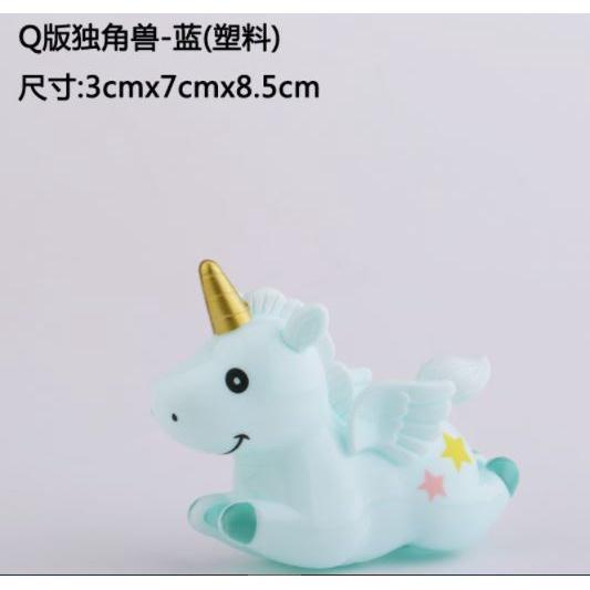 Kawaii Unicorn Figurine Cake Topper Small Rainbow Mini Figurine Party Cake Decorations(763L) - Image 15