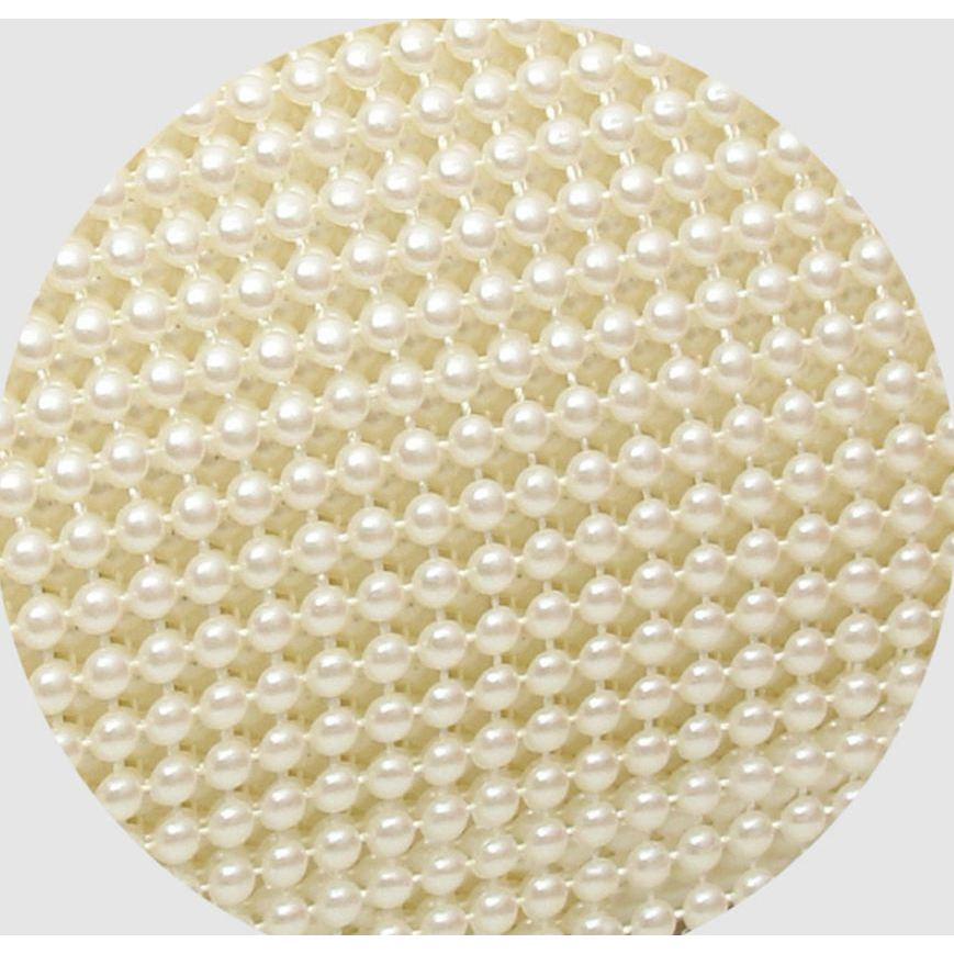 24 Rows 4mm Pearl Mesh Wrap Ribbon Bead Roll Acrylic Pearl Trim for Wedding Party Cake Vase Bridal (912L) - Image 4