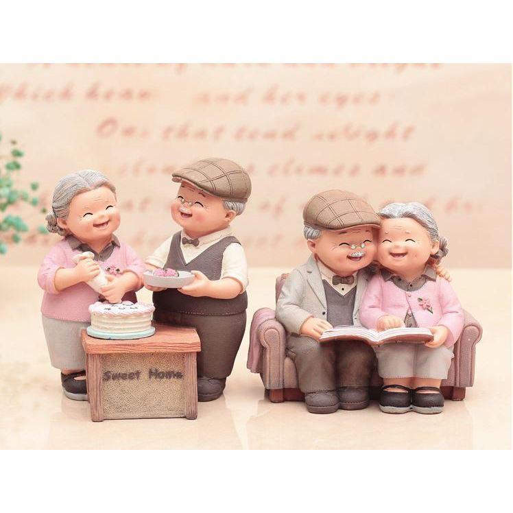 Grandparents Model Ornament Creative Sweety Lovers Couple Ornaments Modern Home Decoration Living Room (1304L) - Image 5