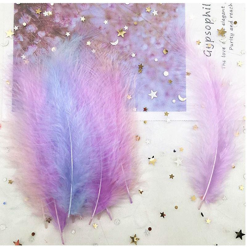 Natural Goose Feather 10-15cm Crafts DIY Pure Feathers for Wedding Decor Jewelry Balloons Clothing Decoration(1185L) - Image 2