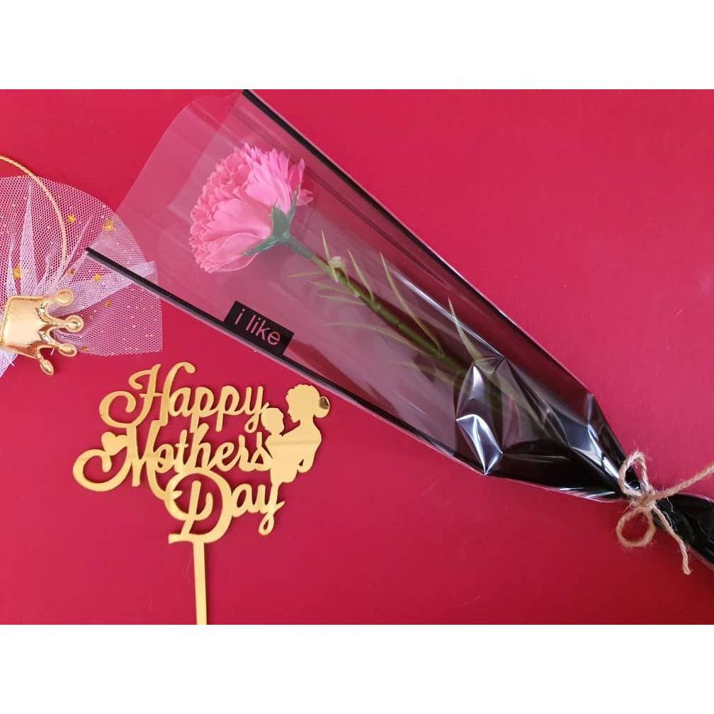 1 Bunch 6 & 5 layer Carnation Flowers Mother's Day Gift Artificial Flower Decoration Home Wedding Party Decor(1293L) - Image 5