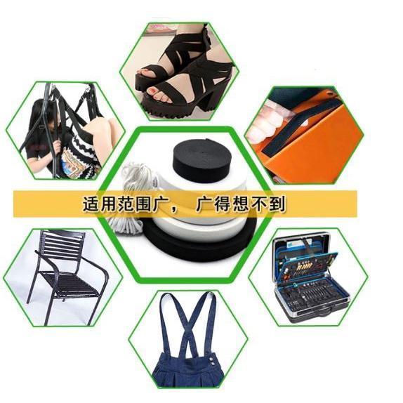 1yard 4/5/6/8/10/12/20mm Flat Elastic Band White Nylon Rubber Waist Band for Pregnant Baby DIY Sewing Garment 松紧带(1947L) - Image 4