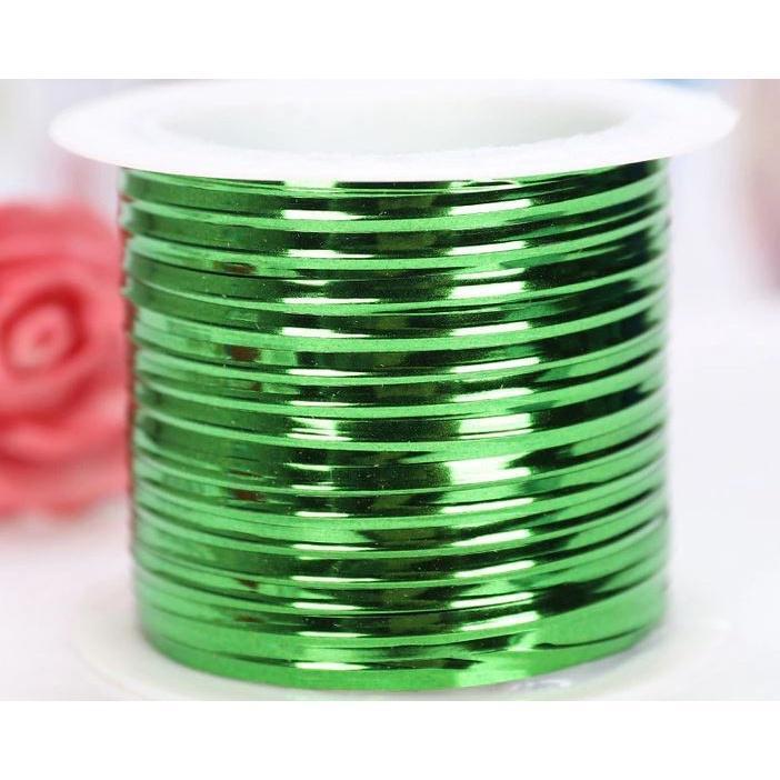 300Yard/roll Twist Wire Tie Multicolor Gift Packaging Wrap Ribbon Rope Food Bread Bag Sealing Tying Twine (1572L) - Image 9