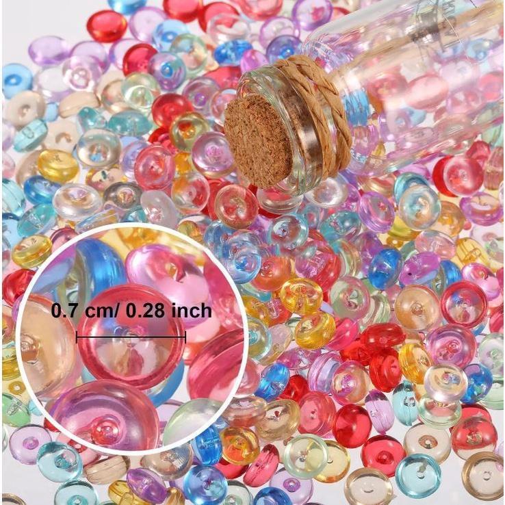 150pcs of 7mm Multi Color Fishbowl Beads for Slime filler toys DIY(1768L)