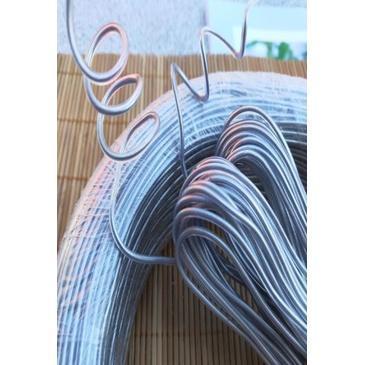1meter Transparent PVC Coated Aluminum Wire Stereotyped Aluminum-plastic Wire Headgear Plastic 透明包胶铁线铝线(1941L)
