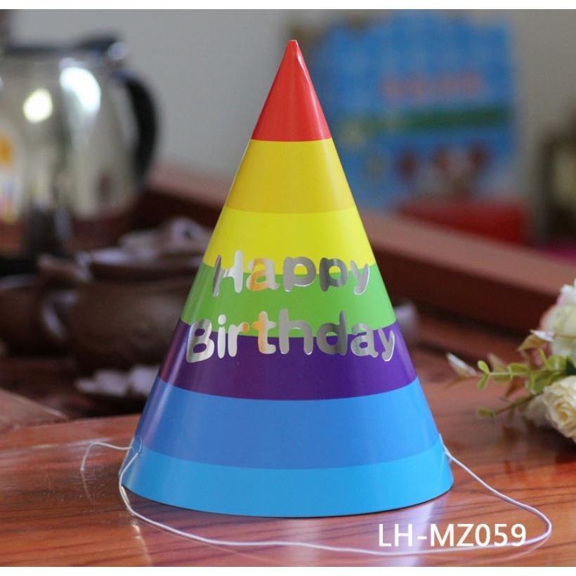 5pcs Happy Birthday Party Hats Paper Handmade Cap Shower Baby Decoration 生日帽 (574L) - Image 17
