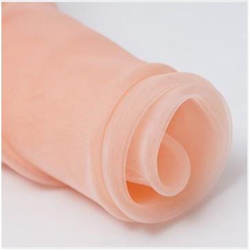48cm 1yard sheer crystal organza tulle roll fabric for wedding party decoration organza chair sashes width 48cm(1005L) - Image 12