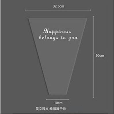 100pcs Flower Wrapping Bags Flower Bouquet Packaging Bags Floral Arrangement Bag(1962L) - Image 13