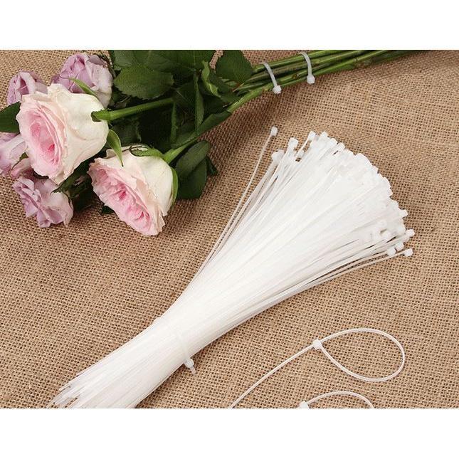 150/200/250/350/450/500/550/600/650mm Self-locking Nylon Cable Ties Plastic Zip Tie Wire Binding Wrap Straps (1954L) - Image 2