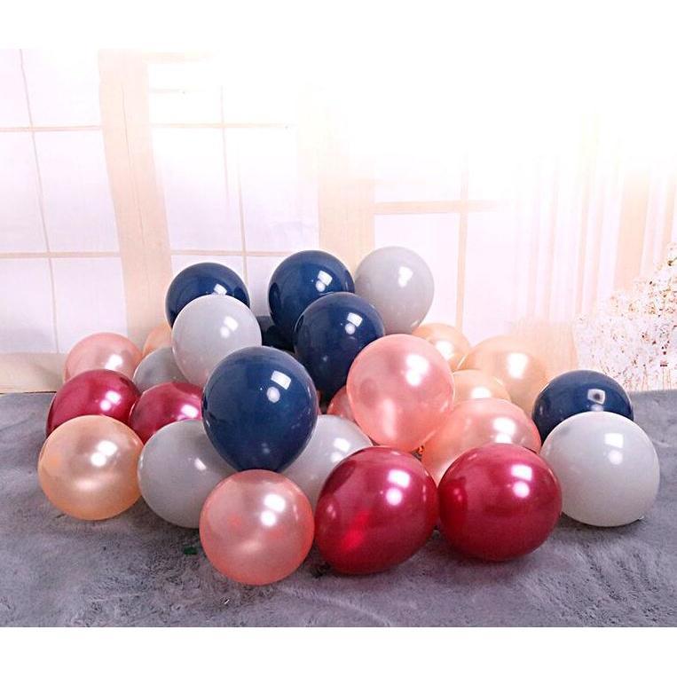 100pcs 5inch Burgundy Latex Balloons Mini Dark Blue Party Globos Baby Shower Wedding (590L)