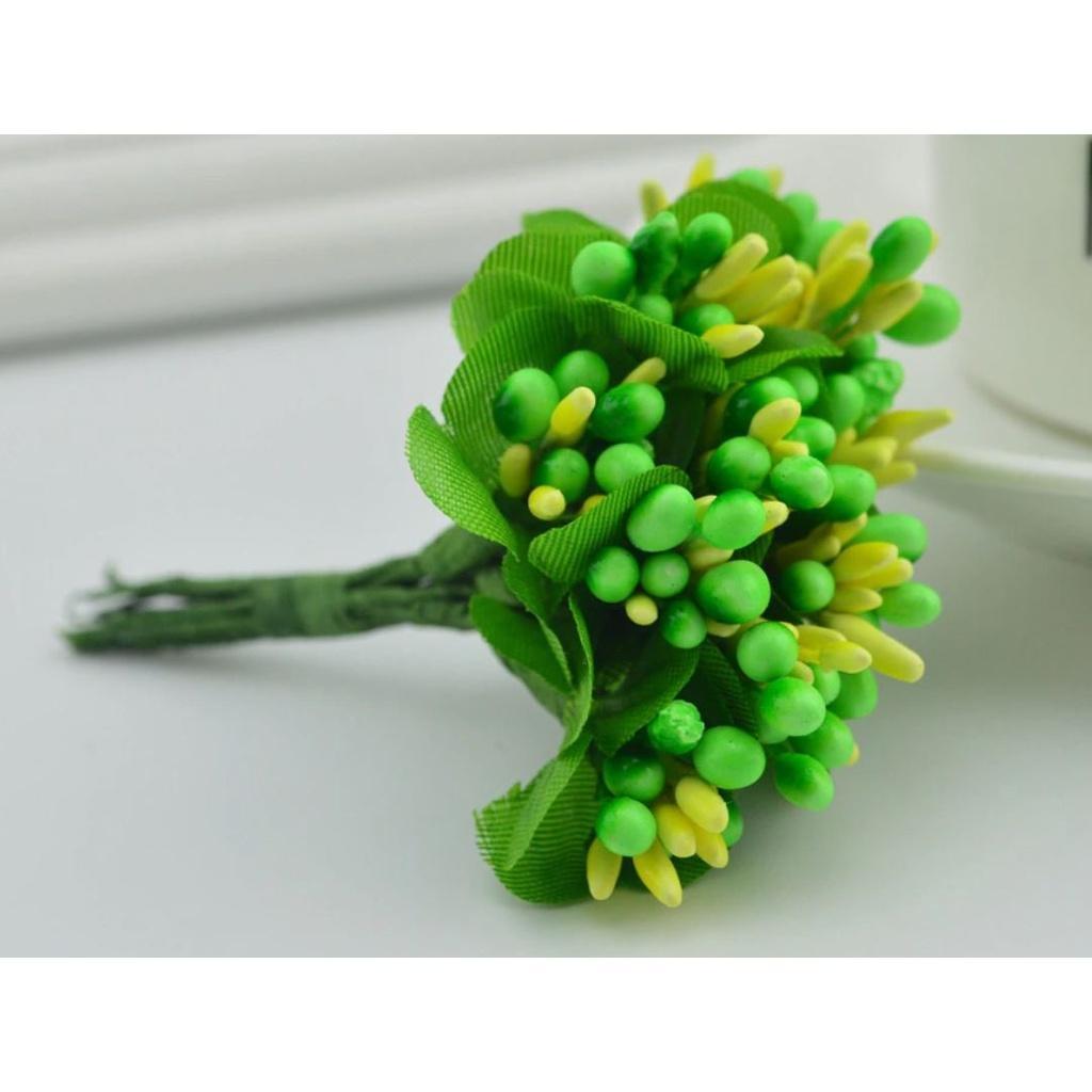 10pcs slik stamen bouquet diy handwork wreaths home wedding decoration Bride headdress gifts Artificial flowers(639L) - Image 5