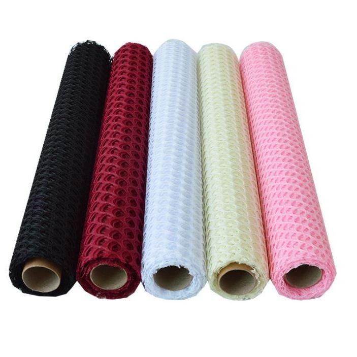 1roll Color Korea Round Heart Scrapbook Gauze DIY Handmade Tissue Paper Flowers Bouquet Wrapping Paper Florist (1160L) - Image 6