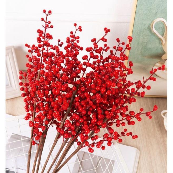 Fortune Fruit Artificial Flowers for Wedding DIY Home Decoration Christmas Valentine's Day Easter Garden Outdoor(1639L) - Image 5