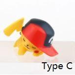 Pokemon Figures Cosplay Hats Pikachu Figure Cartoon Mini Cinturon Pokémon Anime Figurine Action Model Kids帽子皮卡丘(1727L) - Image 4