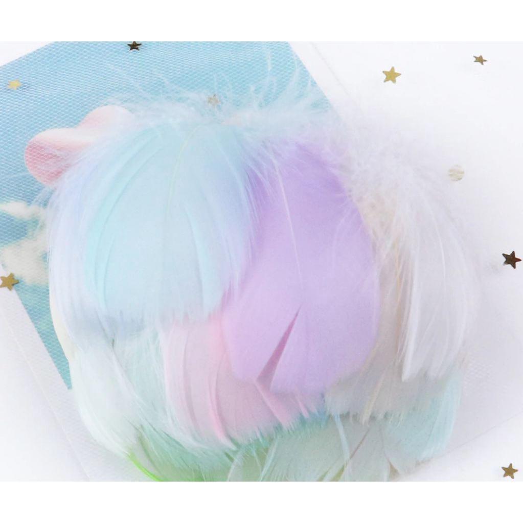 5-8 CM Small Fluffy Goose Feathers Dyed Colorful Swan Plume For Diy Carnival Party Decoration Craft Accessories(883L) - Image 4