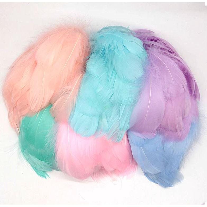 7-12cm Fluffy Goose Feathers Dyed Colorful Swan Plume For Diy Carnival Party Decoration Craft Accessories(1182) - Image 3