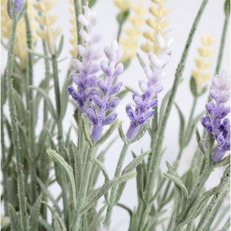 1 bouquet Provence Lavender Artificial Flowers High Quality Flower For Home Decor Grain Decorative Fake Plant (1295L) - Image 2