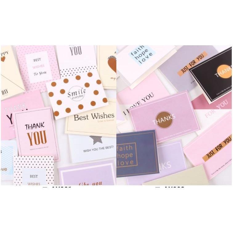 1Pcs Thank You Cards for supporting my small business card for wedding gift package decor Writable Thanks Cards (1545L)