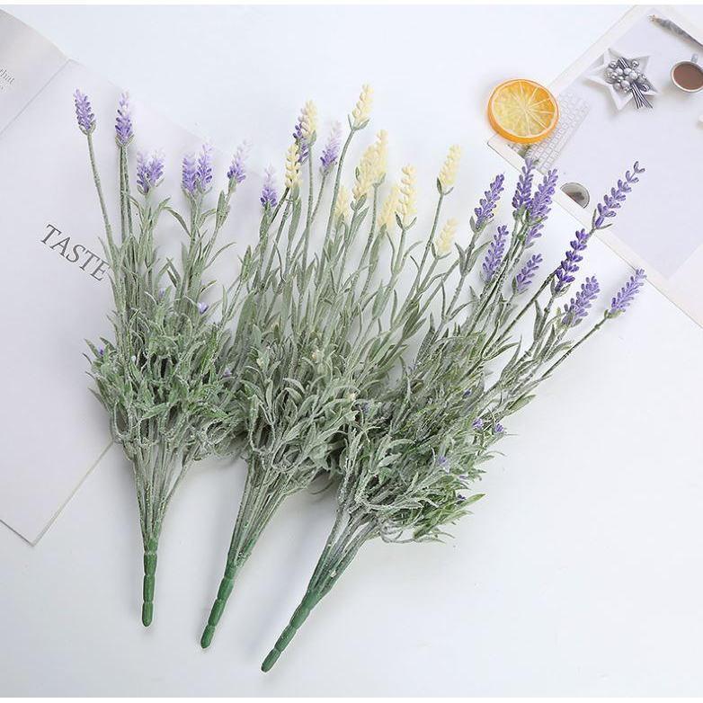 1 bouquet Provence Lavender Artificial Flowers High Quality Flower For Home Decor Grain Decorative Fake Plant (1295L)