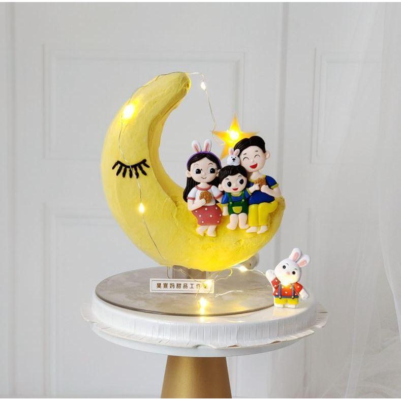 Moon Design Cake Support Frame Creative Cake Stands Decor Cake Dessert Support Spacer Piling Bracket Bakeware (1147L)