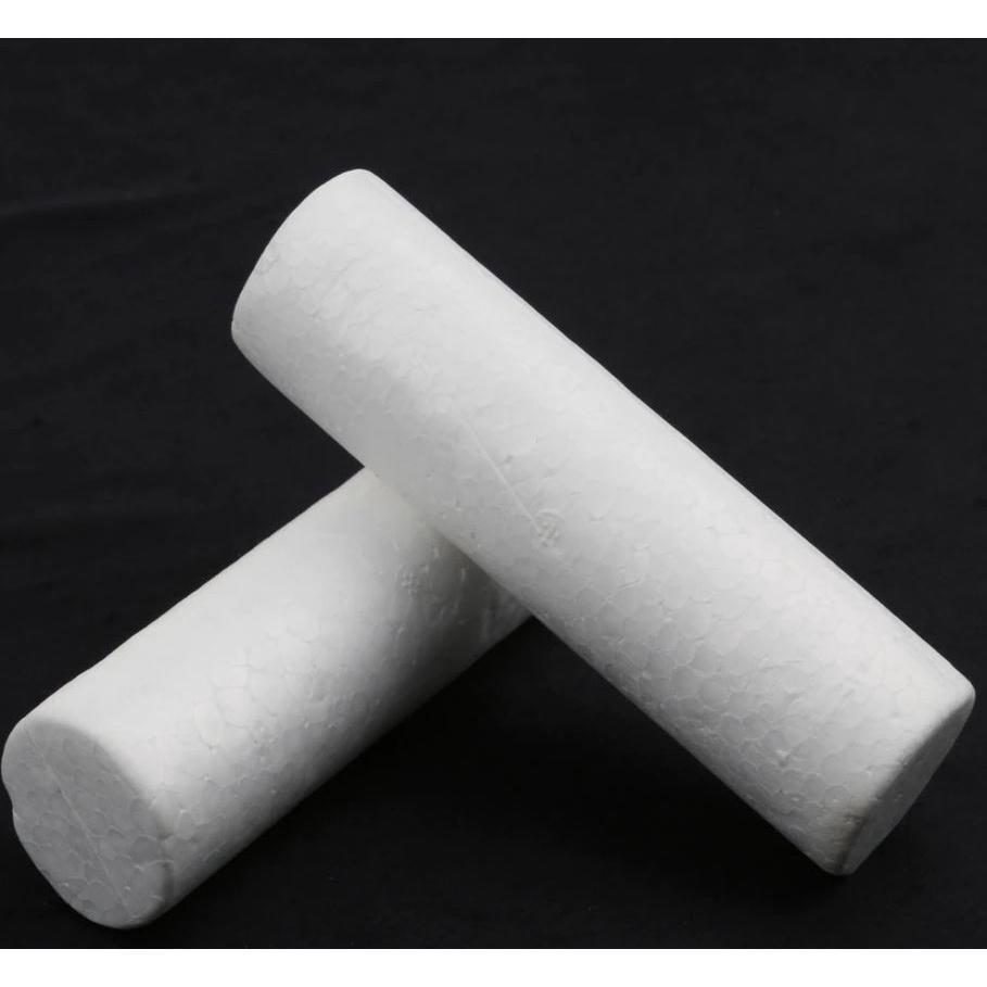 3/4/5cm Diameter White Modelling Craft Polystyrene Foam Cylinder Pillar Kids DIY Accessory Ornaments(1389L) - Image 4