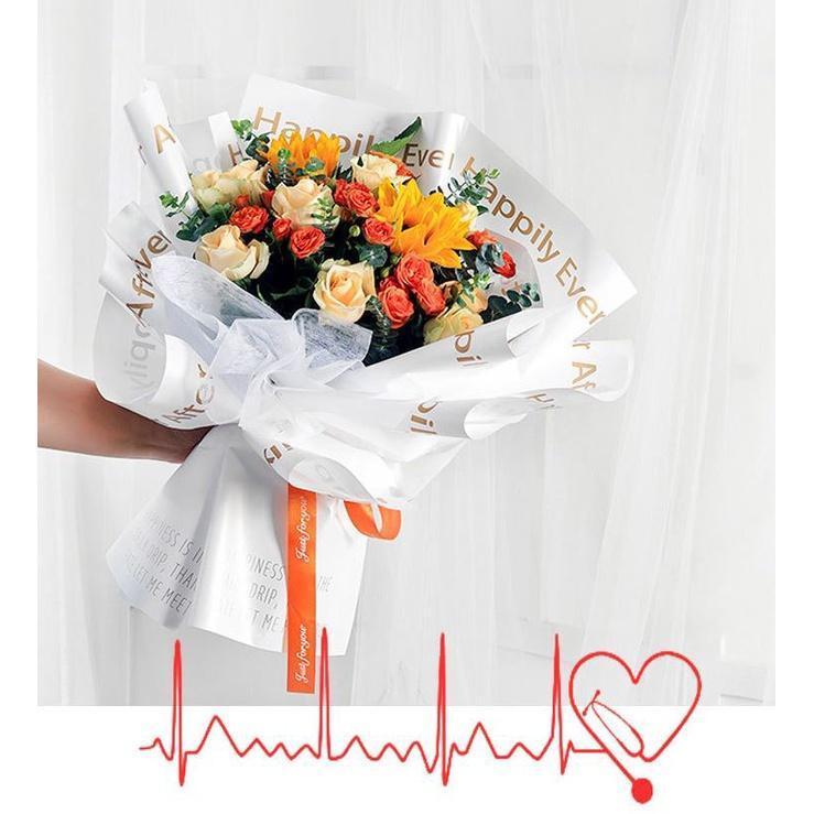 45*40cm YOU REA MY LOVE Flower Wrapping PaperGiftPackagingFloristBouquetWrappingPaperPartyWeddingValentine's Day (1523L) - Image 3