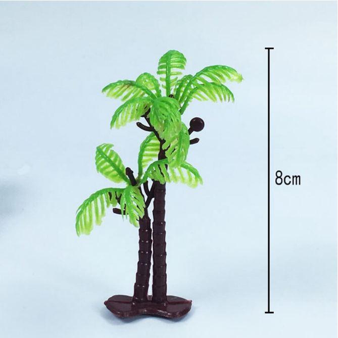 Coconut Tree Birthday Cake Cards Dessert Baking Fruit Insert Cards Toppers Decor (350L) - Image 6