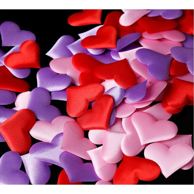 3.3cm/3.8cm/5cm Sponge Love Peach Heart Confetti Heart Shaped Confetti Wedding Fake Petals Sprinkle Flowers Decor(716L) - Image 3