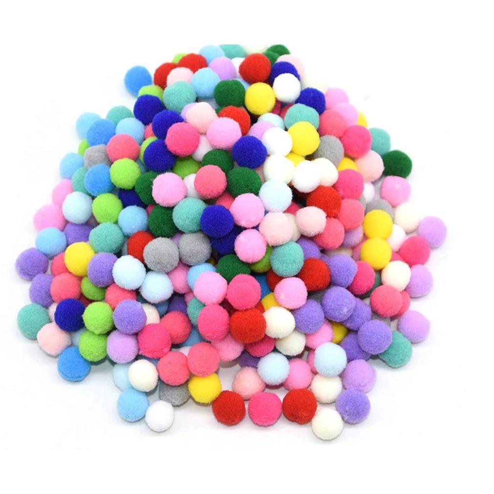 40Pcs 13/15mm Mini Fluffy Soft Pom Poms Pompoms Ball Handmade Kids Toys Wedding Christmas Decor DIY Sewing Craft(1088L) - Image 5