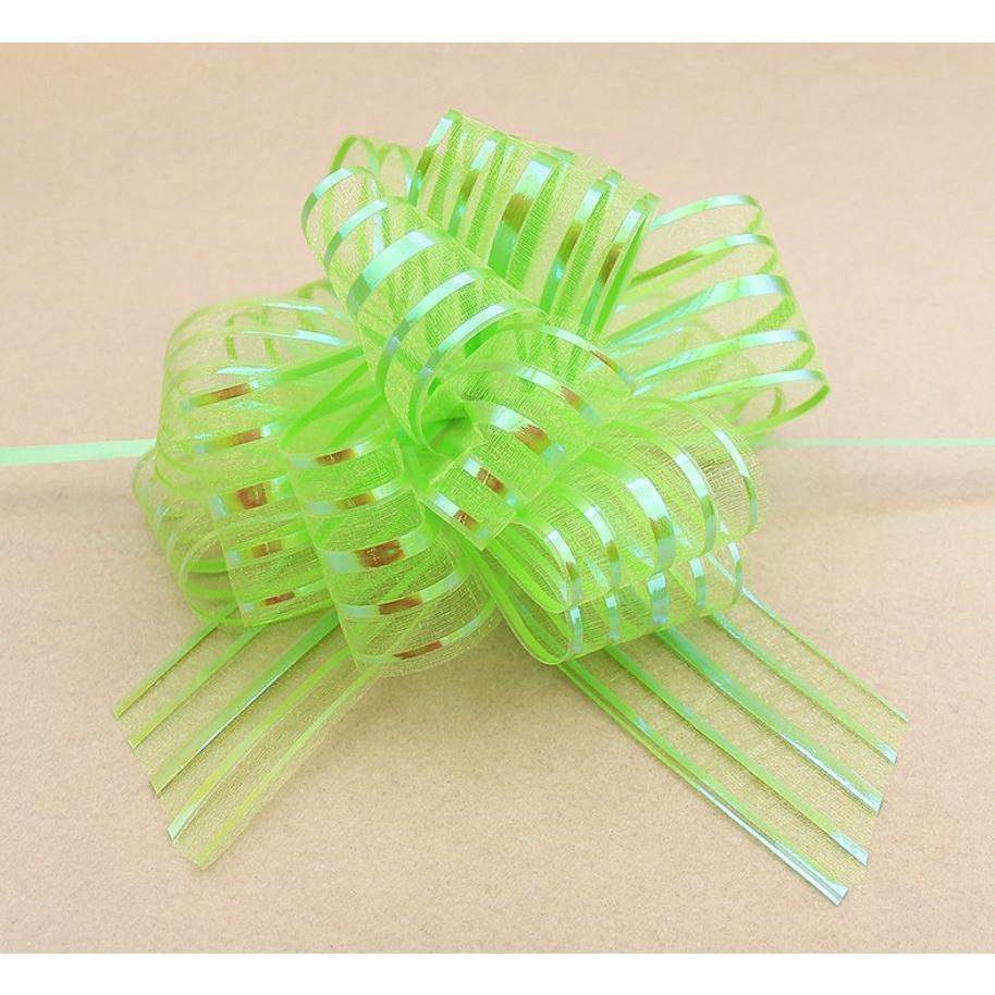 1pcs 5cm Lace Ribbon Christmas Gift Wrap Pull Bows Gift Ribbons Happy New Year Birthday Party Wedding Car Decor(472L) - Image 12