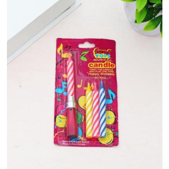 Controllable switch base thread music birthday candles cake candles that can sing English birthday songs(1625L) - Image 5