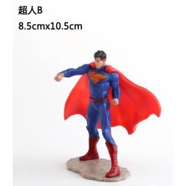 DC Animation Figure Superman PVC Doll Model Cake Decoration Life Decoration Toy Birthday Gifts 实心超人装饰摆件装饰超人玩偶(1645L) - Image 3