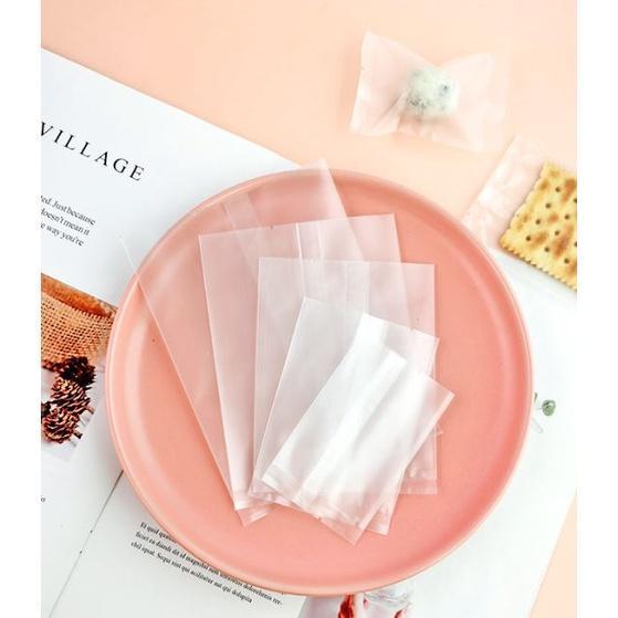 Translucent Sander Seal Bag Baking Package Biscuit Food Bag Plastic Food Flower Tea Bag Dessert Bag(1855L) - Image 5