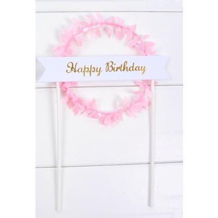 1pcs/set wreath flower love Cake card paper holiday Party Cute birthday decorations bunting Holiday wedding(354L) - Image 7