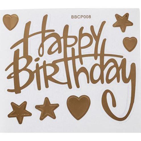 Wedding Birthday Shower Transparent Balloon Sticker I Party Decoration Love You Happy Birthday Letter Sticker(438L) - Image 7