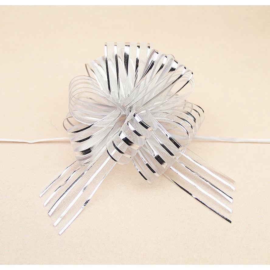 1pcs 5cm Lace Ribbon Christmas Gift Wrap Pull Bows Gift Ribbons Happy New Year Birthday Party Wedding Car Decor(472L) - Image 16